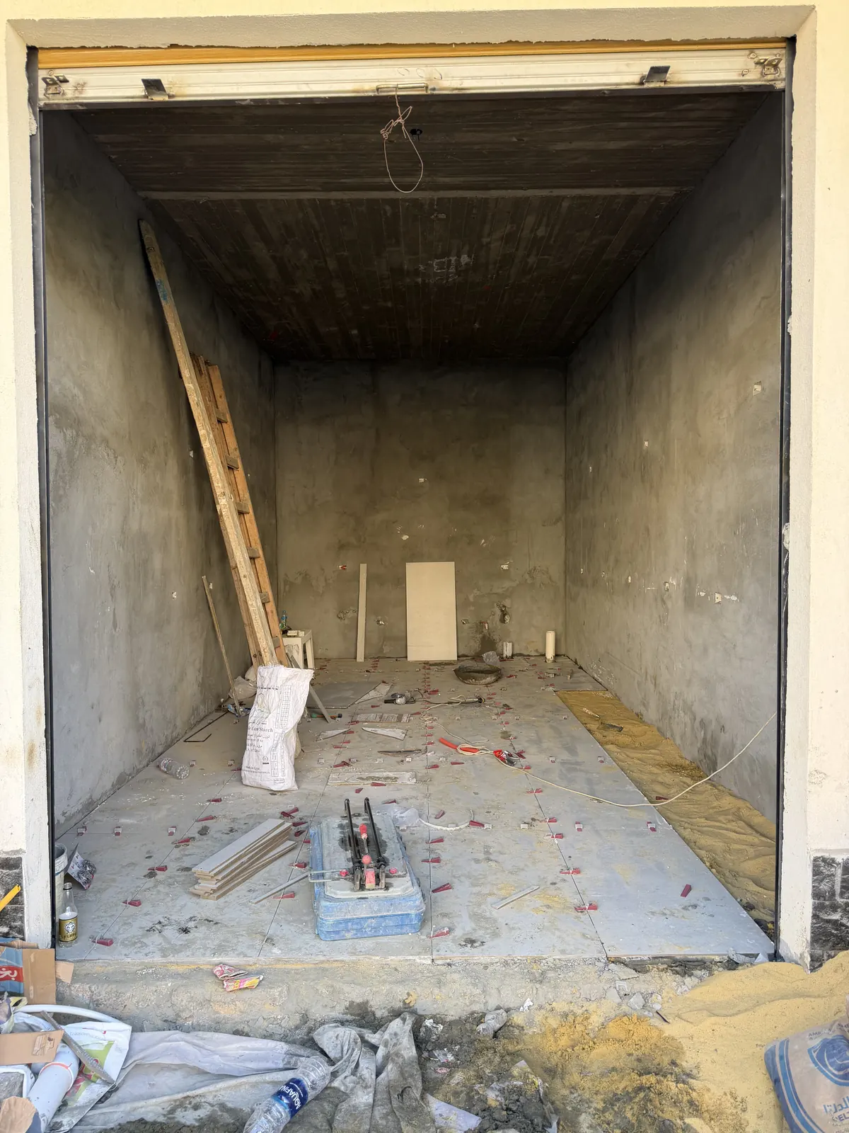 MRKT flooring progress stage