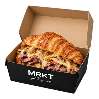 Loaded Croissant — Roast Beef + Smoked Turkey